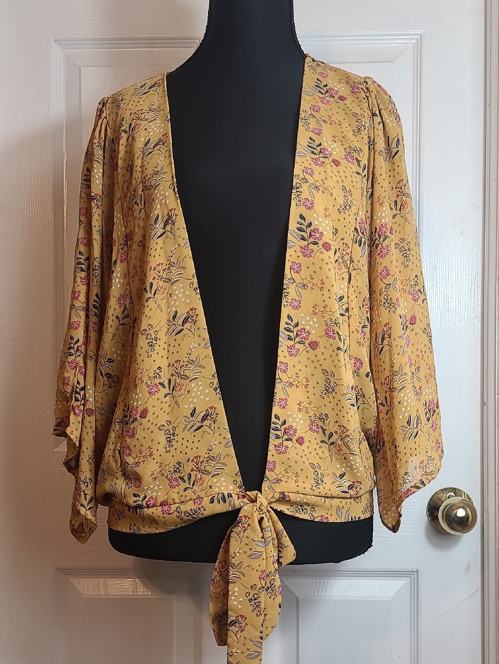 Daytrip Tie Front Floral Blouse